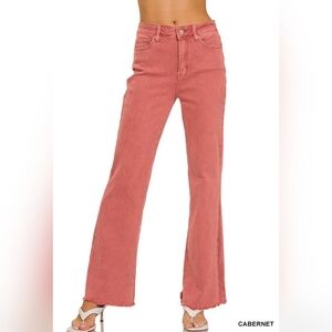 CABERNET Women's High-Waisted Flare Jeans